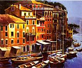 Michael O'Toole Mediterranean Port painting